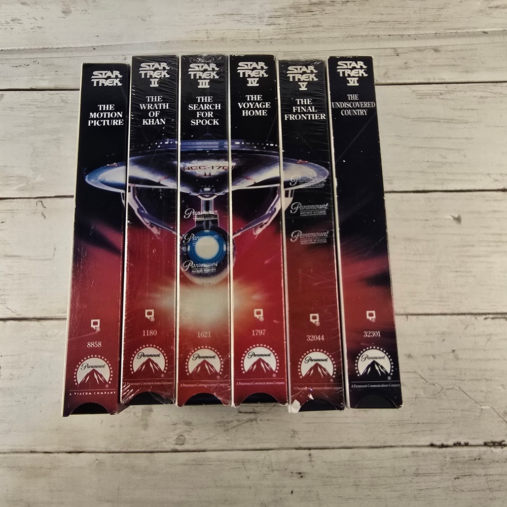 VTG 6 Star Trek I-VI VHS Movie Set Original Motion Picture Collection Paramount